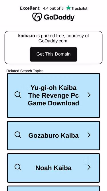 Screenshot of kaiba.io