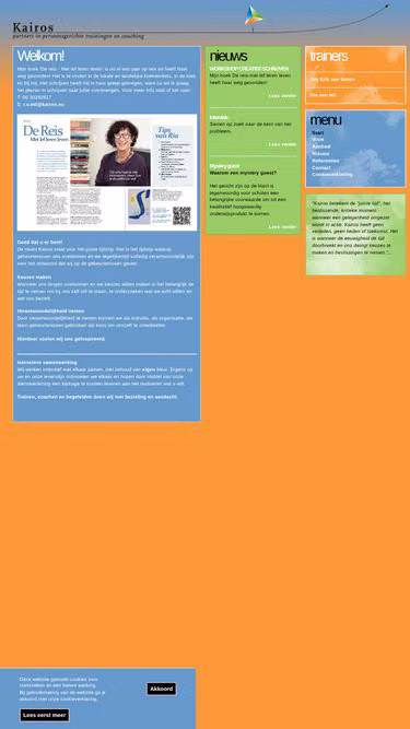 Screenshot of kairos.nu