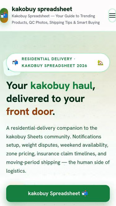 Screenshot of kakobuyguide.it