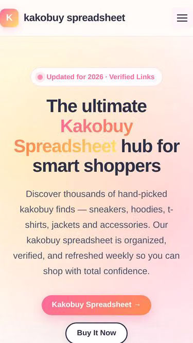 Screenshot of kakobuyguide.us