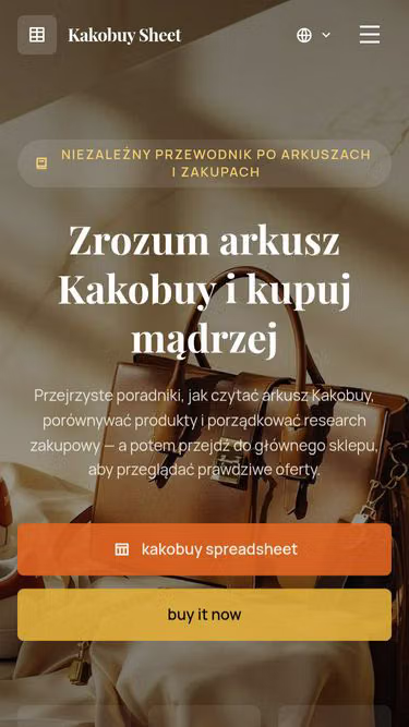 Screenshot of kakobuysheet.boutique