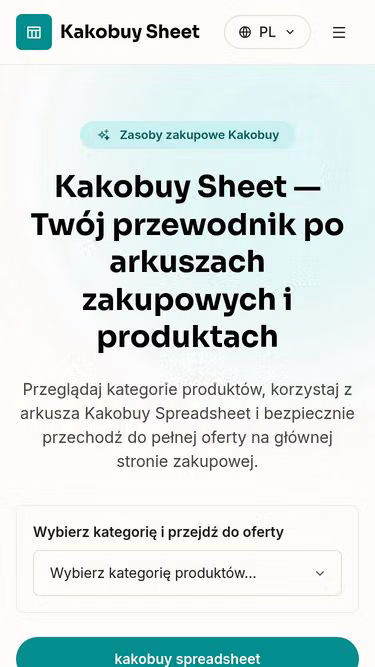 Screenshot of kakobuysheet.cam