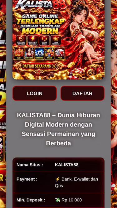 Screenshot of kalista88.fit