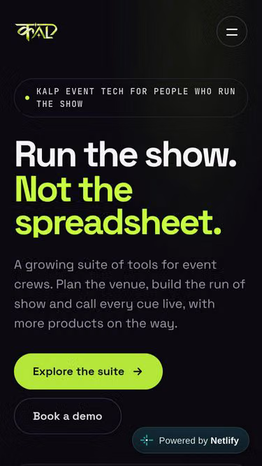 Screenshot of kalp.live