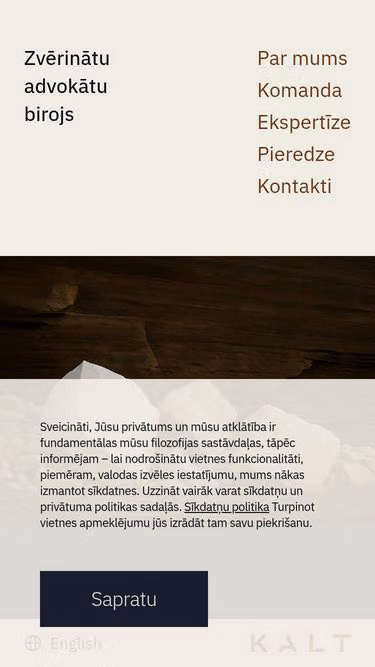 Screenshot of kalt.lv