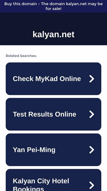 Screenshot of kalyan.net