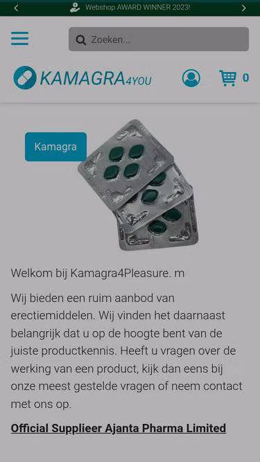 Screenshot of kamagra.eu