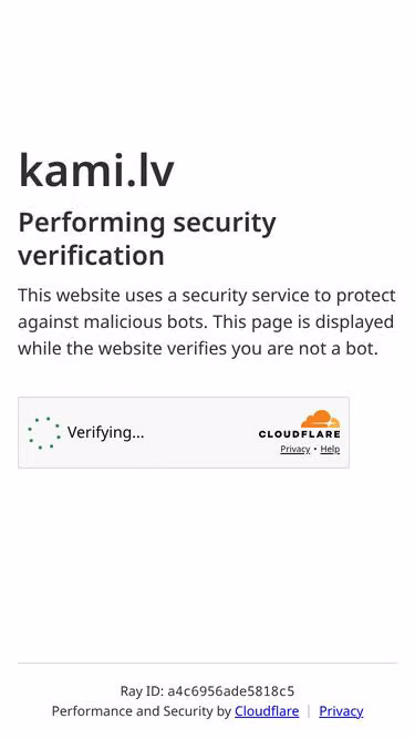 Screenshot of kami.lv