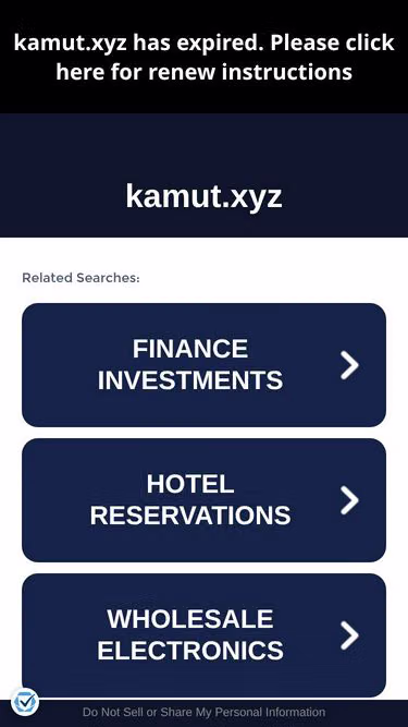 Screenshot of kamut.xyz