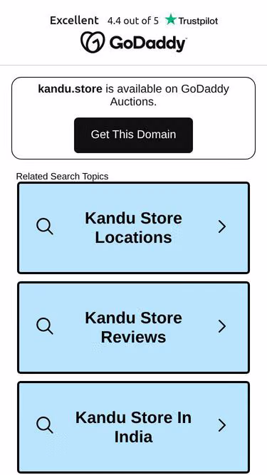 Screenshot of kandu.store