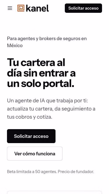 Screenshot of kanel.ai