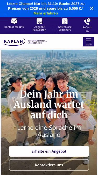 Screenshot of kaplaninternational.at