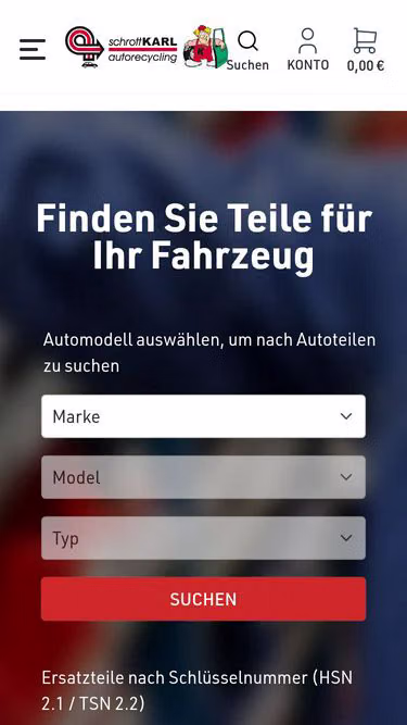 Screenshot of karl.de