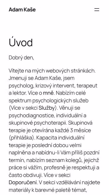 Screenshot of kase.cz