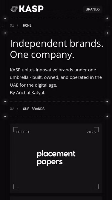 Screenshot of kasp.ae