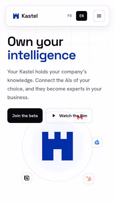 Screenshot of kastel.ai