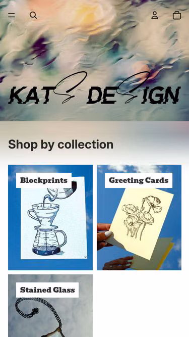 Screenshot of kats.design