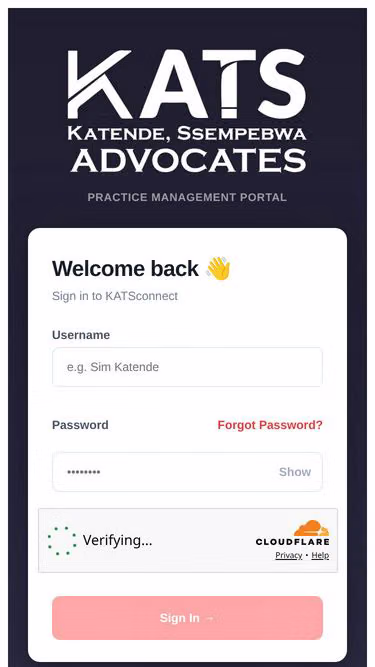Screenshot of kats.services