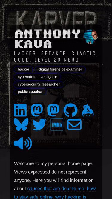 Screenshot of kava.llc