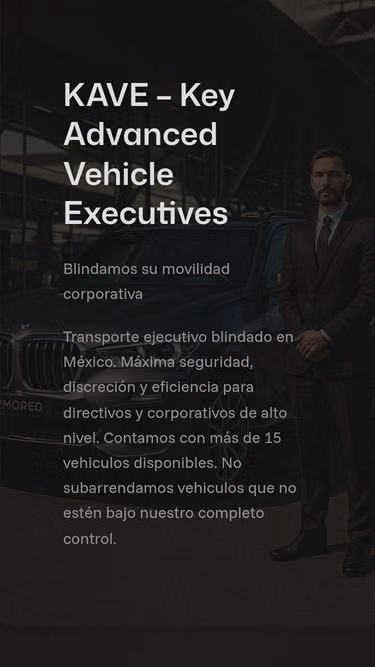 Screenshot of kave.mx