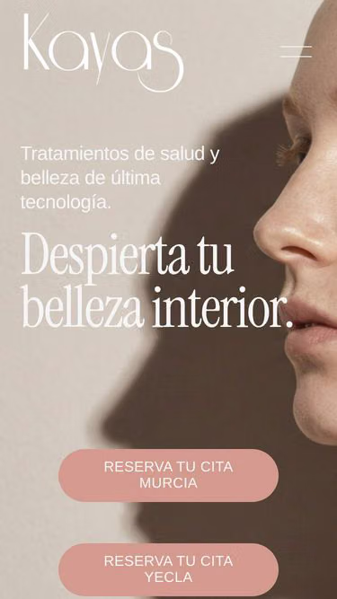 Screenshot of kayas.es