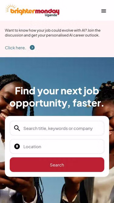 Screenshot of kazi.ug