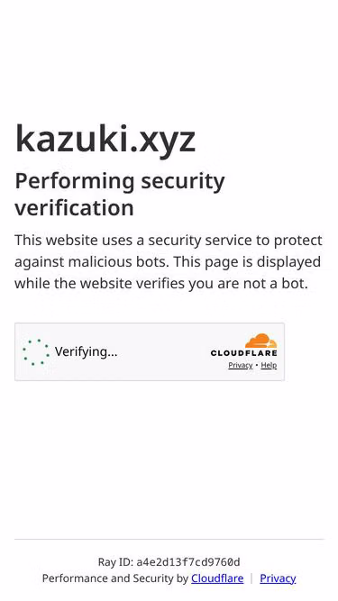 Screenshot of kazuki.xyz