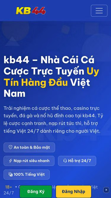Screenshot of kb44.asia