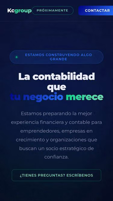Screenshot of kcgroup.cl