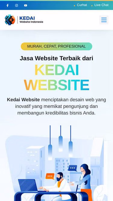 Screenshot of kedai.site