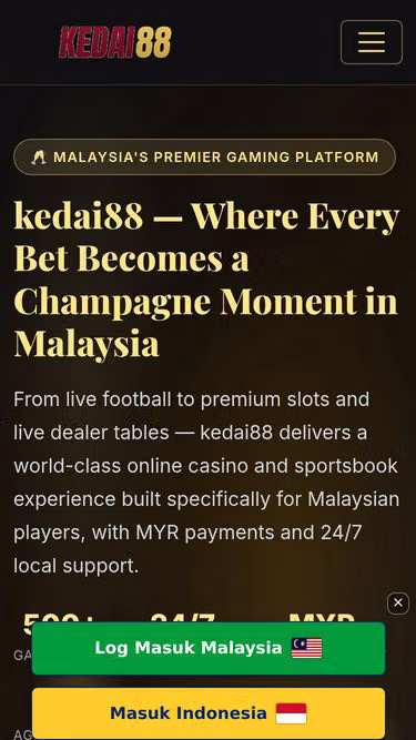 Screenshot of kedai88.lat