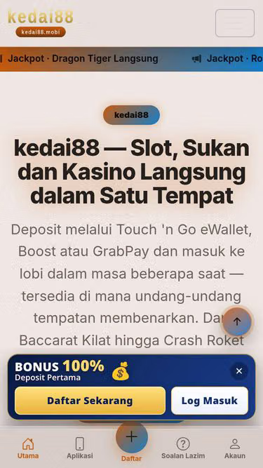 Screenshot of kedai88.mobi
