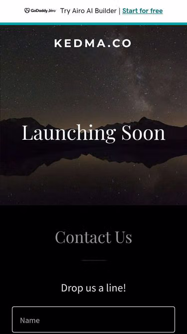 Screenshot of kedma.co