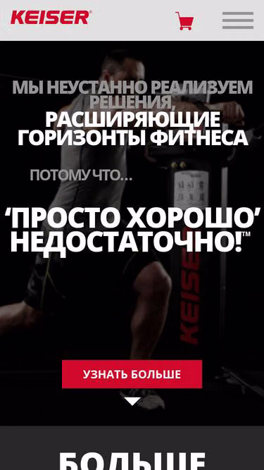 Screenshot of keiser.ru