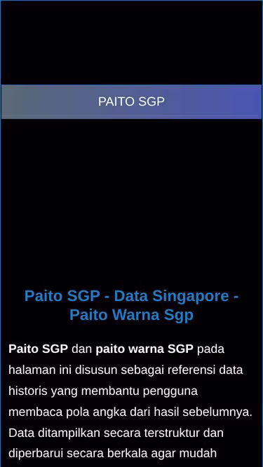 Screenshot of keluaransgp.cfd
