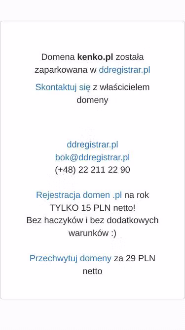 Screenshot of kenko.pl