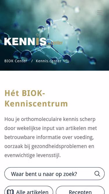 Screenshot of kennis.center