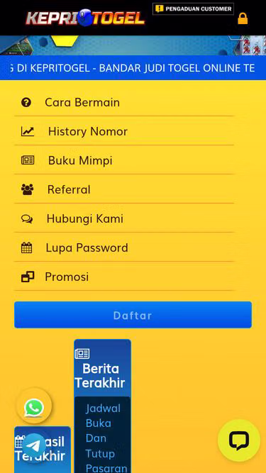 Screenshot of kepritogel.com