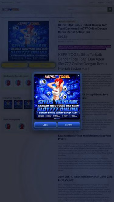 Screenshot of kepritogel.space