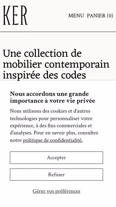 Screenshot of ker.fr