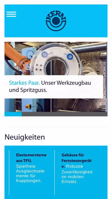 Screenshot of kern.eu