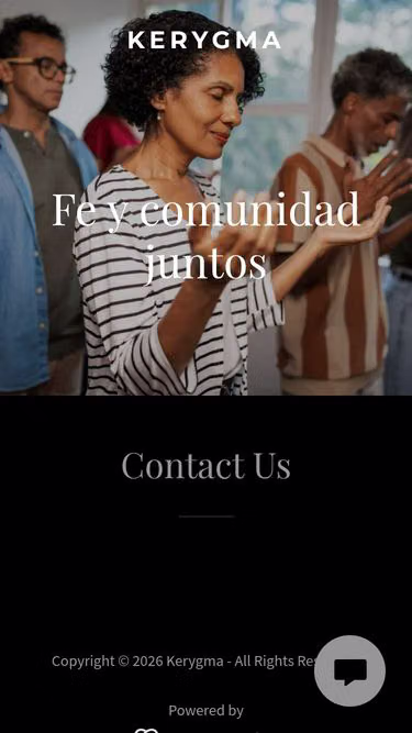 Screenshot of kerygma.mx