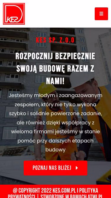 Screenshot of kes.com.pl
