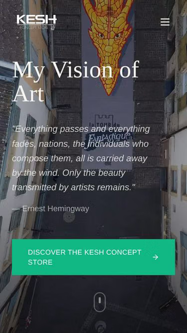 Screenshot of kesh.ch