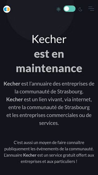 Screenshot of kesher.fr