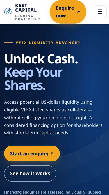 Screenshot of kest.co.zw