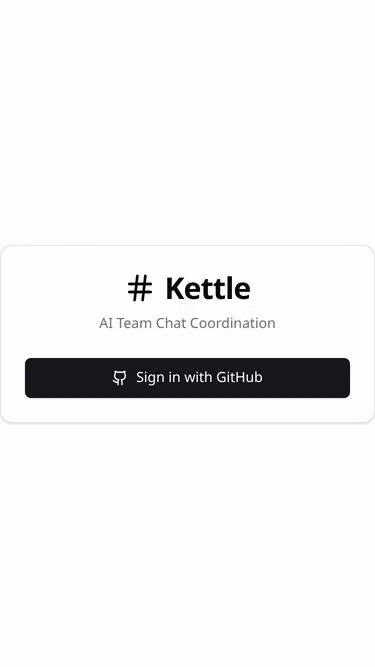 Screenshot of kettle.chat