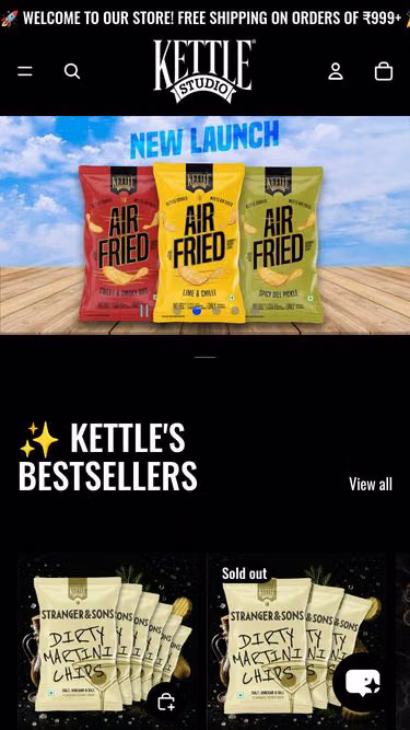Screenshot of kettle.studio