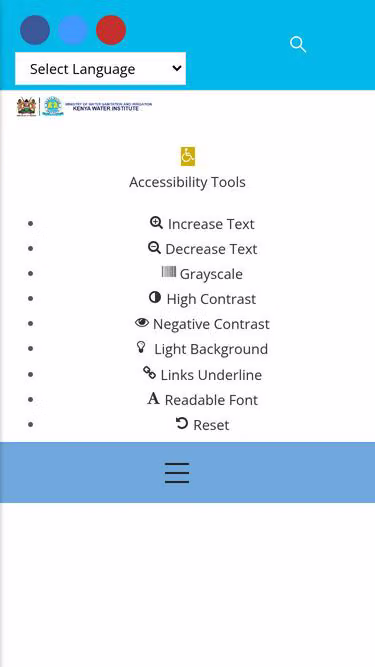 Screenshot of kewi.go.ke
