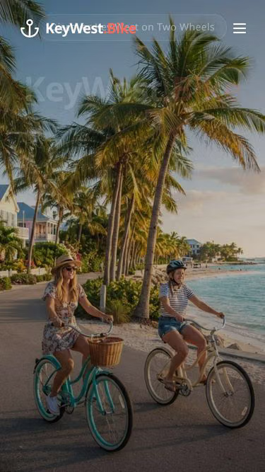 Screenshot of key.bike